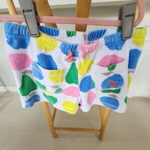 Mini Boden fruit Terry shorts Size 8